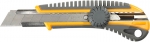 Нож "MASTER" с выдвижным сегментированным лезвием, 18мм, STAYER, 09161
