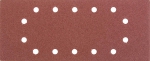 Лист шлифовальный универсальный "MASTER" на зажимах, 14 отверстий по периметру, для ПШМ, Р120, 115х280мм, 5шт, STAYER, 35469-120