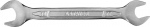 Ключ "PROFI"" гаечный рожковый, Cr-V сталь, хромированный, 17 х 19 мм, STAYER, 27035-17-19