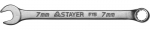 Ключ "MASTER" гаечный комбинированный, хромированный, 7 мм, STAYER, 27085-07