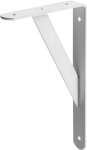 Уголок-кронштейн "MASTER", усиленный, 250 х 150 х 30 х 4 мм, белый, STAYER, 37420-1