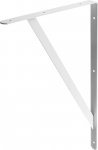 Уголок-кронштейн "MASTER", усиленный, 500 х 330 х 30 х 4 мм, белый, STAYER, 37424-1