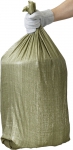 Мешки полипропиленовые "MASTER", хозяйственные, зеленые, 105 х 55 см, 10 шт, STAYER, 39158-105