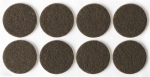 Накладки "COMFORT" на мебельные ножки самоклеящиеся фетровые коричневые круглые 25 мм 8 шт STAYER 40910-25