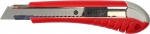 Нож "МАСТЕР" с выдвижным сегментированным лезвием, сталь У8А, 18мм, ЗУБР, 09163