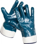 Перчатки "МАСТЕР" рабочие с полным нитриловым покрытием, размер XL (10), ЗУБР, 11270-XL