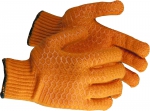 Перчатки трикотажные, с противоскользящим двусторонним перекрестным покрытием, L-XL, ЗУБР