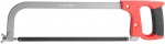 Ножовка "МАСТЕР" по металлу, усиленная цельнометаллическая рамка, пластмассовая обрезиненная ручка, 300мм, ЗУБР, 15767_z01