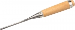 Стамеска-долото "ЭКСПЕРТ" с деревянной ручкой, хромованадиевая, 6мм, ЗУБР, 18096-06