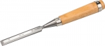 Стамеска-долото "ЭКСПЕРТ" с деревянной ручкой, хромованадиевая, 16мм, ЗУБР, 18096-16
