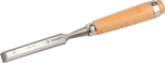 Стамеска-долото "ЭКСПЕРТ" с деревянной ручкой, хромованадиевая, 20мм, ЗУБР, 18096-20