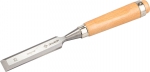 Стамеска-долото "ЭКСПЕРТ" с деревянной ручкой, хромованадиевая, 25мм, ЗУБР, 18096-25