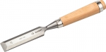 Стамеска-долото "ЭКСПЕРТ" с деревянной ручкой, хромованадиевая, 28мм, ЗУБР, 18096-28