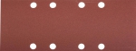 Лист шлифовальный "МАСТЕР" универсальный на зажимах, 8 отверстий по краю, для ПШМ, Р180, 93х230мм, 5шт, ЗУБР, 35591-180