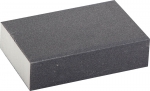 Губка шлифовальная "ЭКСПЕРТ" четырехсторонняя, SiC, средняя жесткость, Р180, 100х68х26 мм, ЗУБР, 35612-180