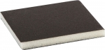 Губка шлифовальная "МАСТЕР" двухсторонняя, мягкий поролон, Р180, 123х98х12мм, ЗУБР, 35614-180