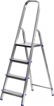 Лестница-стремянка алюминиевая, усиленный профиль, 4 ступени, ЗУБР, 38805-04