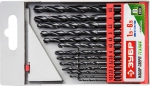 Набор "ТЕХНИК": Сверла по металлу парооксидированных, быстрорежущая сталь, 1,5-6,5мм, 13шт, ЗУБР, 4-29605-H13