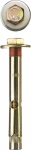 Болт анкерный с пластиковым кольцом, желтопассивированный, 8,0х80мм, ТФ6, 2шт, ЗУБР, 4-302316-08-080