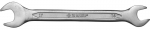 Ключ "МАСТЕР" гаечный рожковый, Cr-V сталь, хромированный, 14х17мм, ЗУБР, 27010-14-17