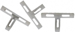 Крестики Т-образные для кафеля, 4 мм, 100 шт, ЗУБР, 33813-4