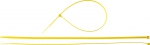Хомуты нейлоновые "МАСТЕР" желтые 48 мм 400 мм 100 шт ЗУБР 309050-48-400