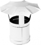 Зонт дымохода из нержавеющей стали (Диаметр 150 мм) для теплогенераторов, BALLU-BIEMMEDUE, 02AC282