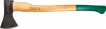 Топор EXPERT Рейнский, универс, для рубки древес, особопрочн рукоят из американ орешника Hickory,700мм,1,25кг, KRAFTOOL, 20655-12
