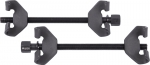 Стяжка амортизаторных пружин, 270 мм, воронёная, двойной крюк, 2 предмета, МАСТАК, 100-03270