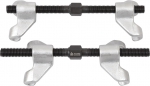 Стяжка амортизаторных пружин, 230 мм, кованная, двойной крюк, 2 предмета, МАСТАК, 100-04230