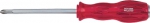 Отвертка крестовая Phillips №2, 100 мм, силовая, пластиковая ручка, KING TONY, 14810204
