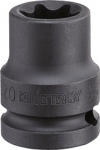 Головка торцевая ударная TORX Е-стандарт 3/4", E24, L = 56 мм, KING TONY, 657524M