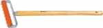 Валик для гипсокартона, 150 мм, игольчатый, деревянная ручка 500 мм, MATRIX, 87901