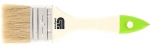 Кисть плоская 50 мм натуральная щетина деревянная ручка СИБРТЕХ 82263