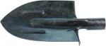 Лопата штыковая, с ребрами жесткости,рельсовая сталь, без черенка, СИБРТЕХ, 61470
