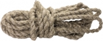 Веревка льнопеньковая, D 12 мм, L 10 м, крученая, СИБРТЕХ, 94012