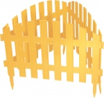 Забор декоративный "Винтаж" 28 х 300 см желтый PALISAD 65010