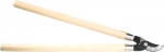 Сучкорез, 640 мм, загнутые лезвия из углеродистой стали, деревянные ручки, PALISAD, 605665