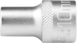 Головка торцевая 10 мм 12-гранная CrV под квадрат 1/2" хромированная STELS 13651