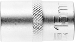 Головка торцевая 15 мм 12-гранная CrV под квадрат 1/2" хромированная STELS 13660