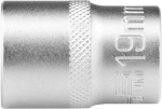 Головка торцевая 19 мм 12-гранная CrV под квадрат 1/2" хромированная STELS 13665