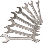 Набор ключей рожковых, 6 х 32 мм, 12 шт., хромированные, SPARTA, 152945
