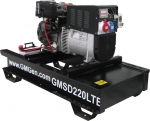 Дизельный сварочный генератор 3,2 кВт, 42 л, электрозапуск, GMGEN, GMSD220LTE