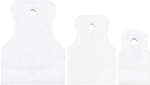 Шпатели резиновые, белые, набор, 40-60-80 мм, КОНТРФОРС, 017100
