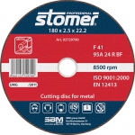 Диск отрезной CD-180, 180x2.5 мм, зерно 24, тип профиля диска 41, STOMER, 93729790