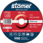 Диск шлифовальный GD-180, 180x6.0 мм, STOMER, 98290059
