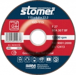 Диск шлифовальный GD-115, 115x6.0 мм, STOMER, 98290356