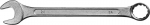Ключ комбинированный гаечный, белый цинк, 24 мм, СИБИН, 27089-24