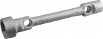 Ключ торцовый двухсторонний, оцинкованный, ЗИЛ, ГАЗ, 22 х 38 мм, СИБИН, 2718-22-38