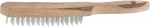 Щетка стальная с деревянной рукояткой, 5 рядов, ТЕВТОН, 3503-5